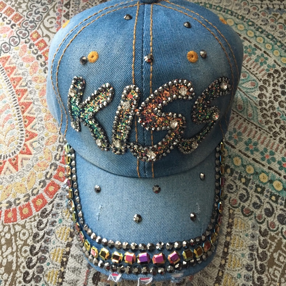 Cindy Claire Blue jean cap (New)